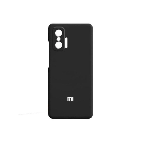کاور سیلیکونی اورجینال مناسب گوشی موبایل شیائومی Mi 11T Pro رنگ مشکی