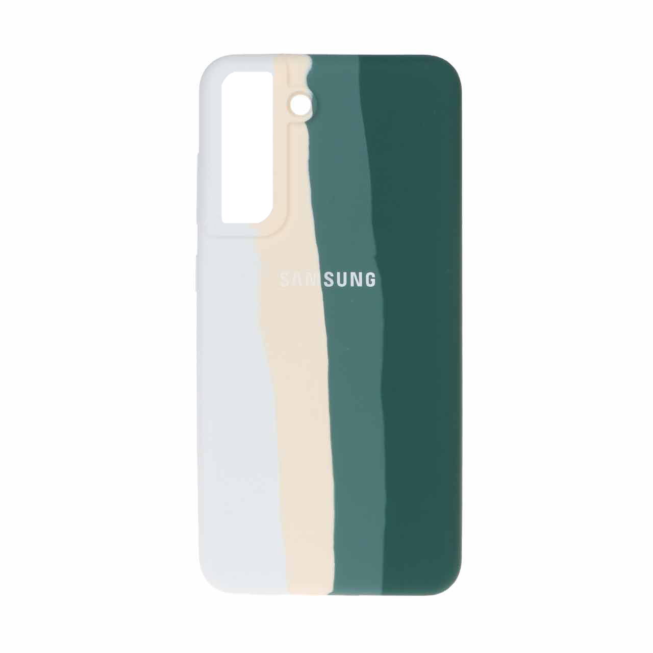 کاور سیلیکون آبرنگی مناسب گوشی موبایل سامسونگ S22 PLUS رنگ سبز صدری