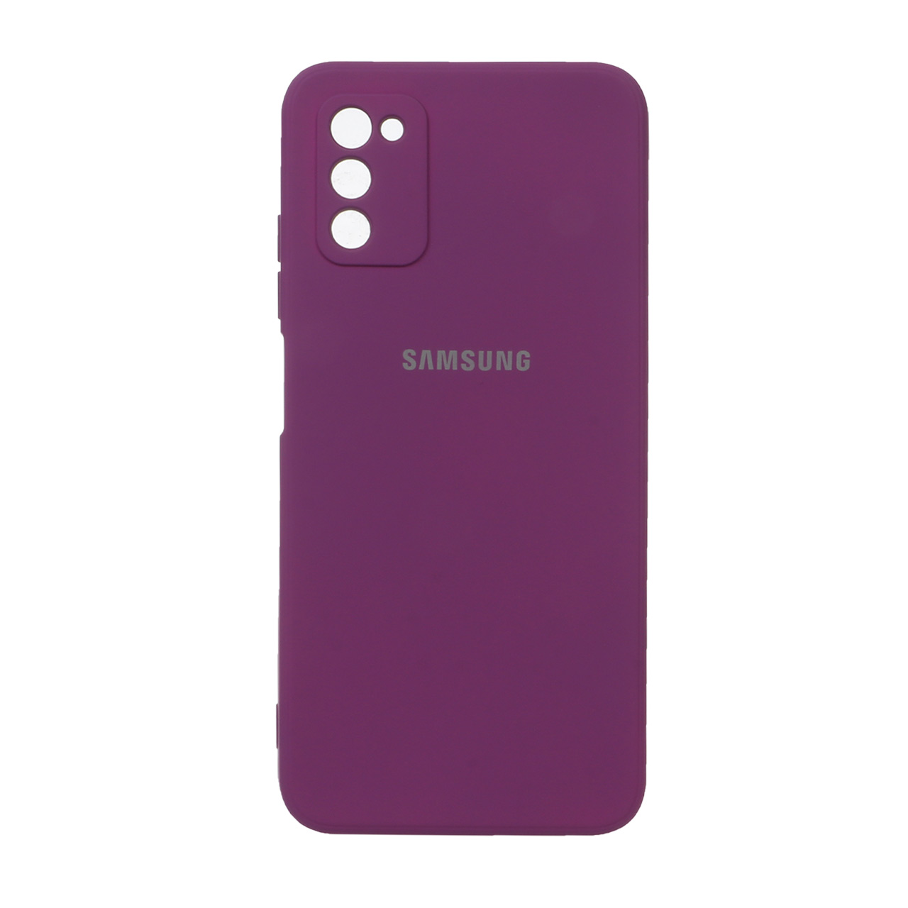 کاور سیلیکونی اورجینال مناسب گوشی موبایل سامسونگ A03S رنگ بنفش