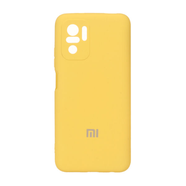 کاور سیلیکونی های کپی مناسب گوشی موبایل شیائومی note 10 4g رنگ زرد