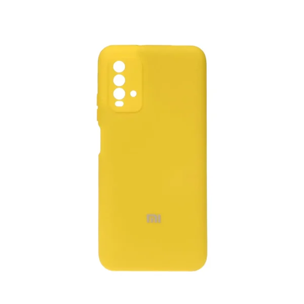 کاور سیلیکونی های کپی مناسب گوشی موبایل شیائومی redmi 9t رنگ زرد
