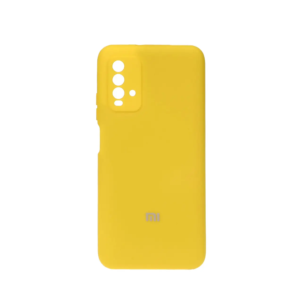 کاور سیلیکونی های کپی مناسب گوشی موبایل شیائومی redmi 9t رنگ زرد