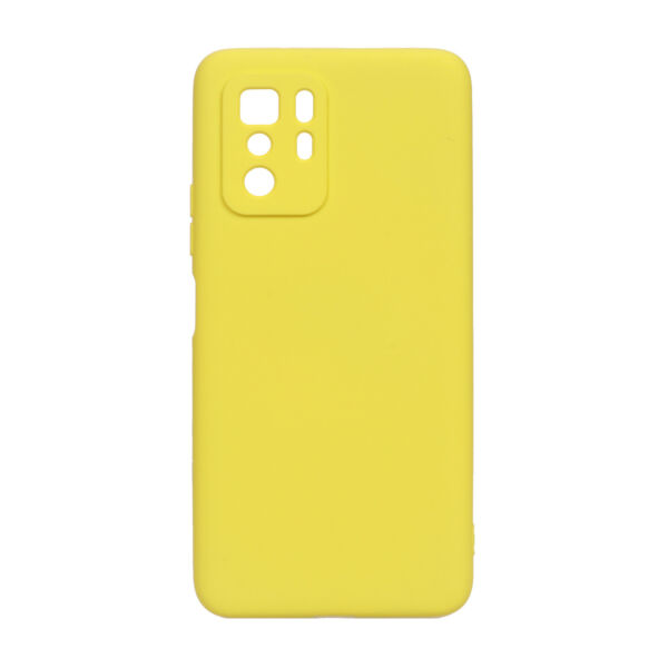 کاور سیلیکونی های کپی مناسب گوشی موبایل شیائومی poco x3 gt رنگ زرد