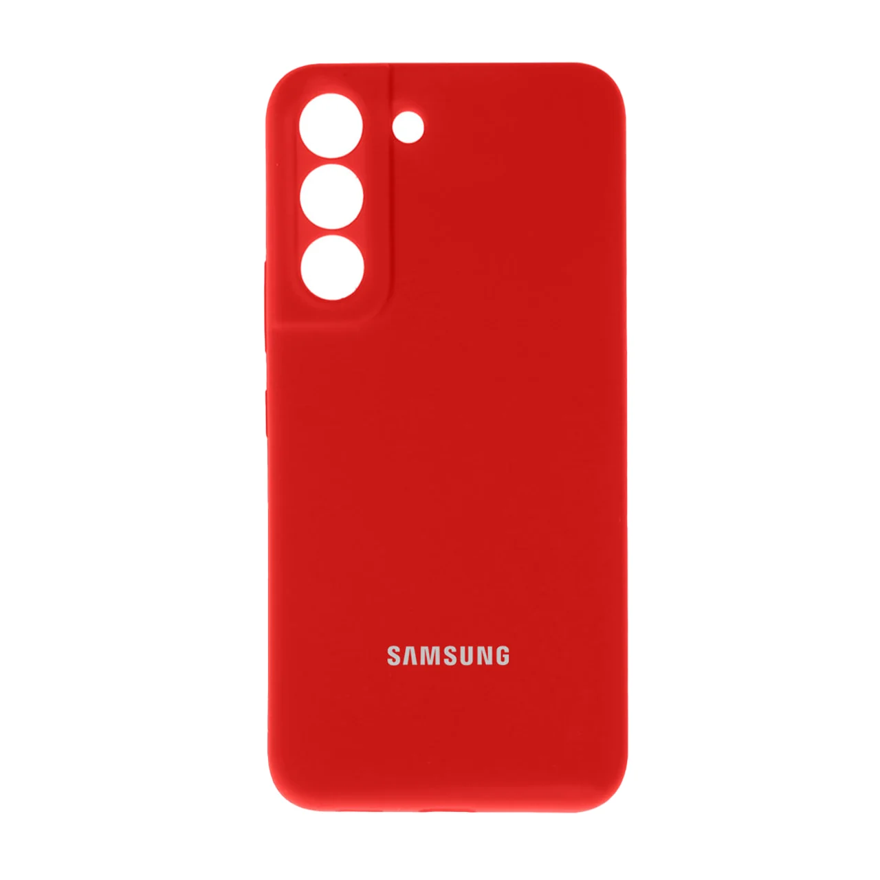 کاور سیلیکون اورجینال مناسب گوشی موبایل سامسونگ S22 -قرمز