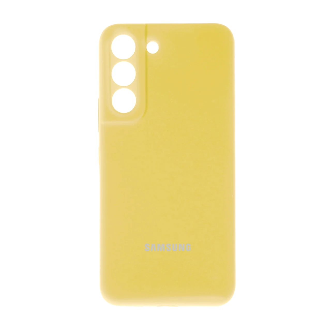 کاور سیلیکون اورجینال مناسب گوشی موبایل سامسونگ S22 -زرد