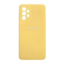 قاب سیلیکون اورجینال   مناسب SAMSUNG A72 – زرد