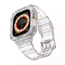 بند اپل واچ شفاف G-SHOCK  برند SLICTO سایز 42/44/45mm – سفید