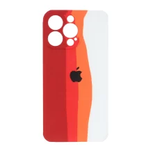 قاب سیلیکون اورجینال رنگین کمانی  مناسب IPHONE 12 PRO-نارنجی