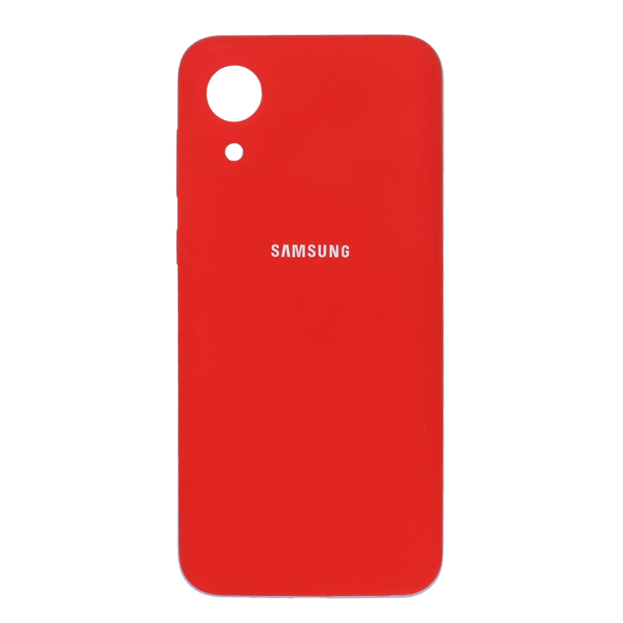 کاور سیلیکون اورجینال مناسب گوشی موبایل سامسونگ GALAXY A03 CORE -قرمز