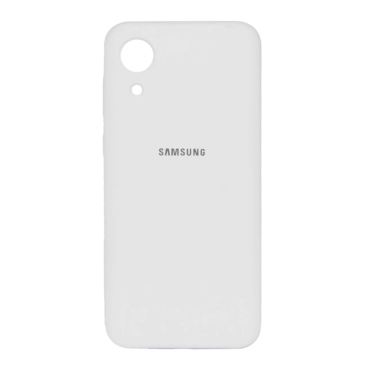 کاور سیلیکون اورجینال مناسب گوشی موبایل سامسونگ GALAXY A03 CORE – سفید